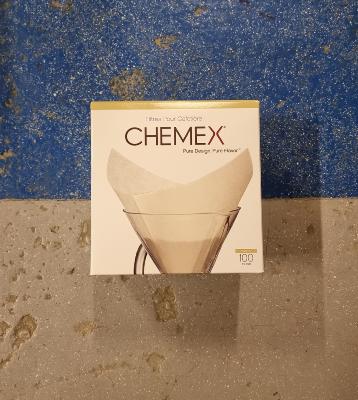 Chemex - Boite 100 filtres BLANCS pour cafetie&#768;re 6 a&#768; 8 tasses