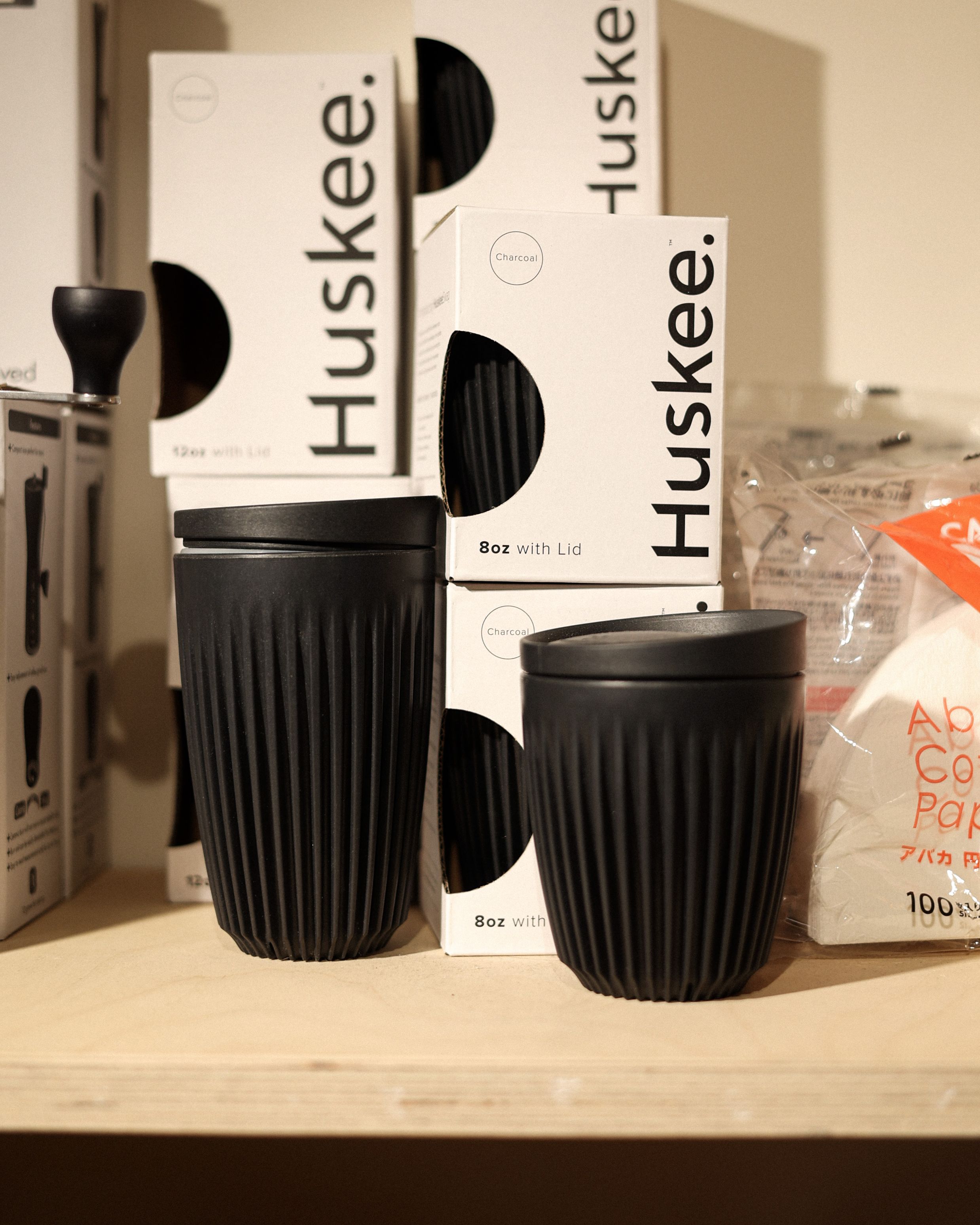 Huskee cup - tasse et couvercle 