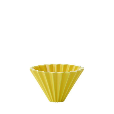 Filtre Origami dripper en céramique 1 tasse - Jaune
